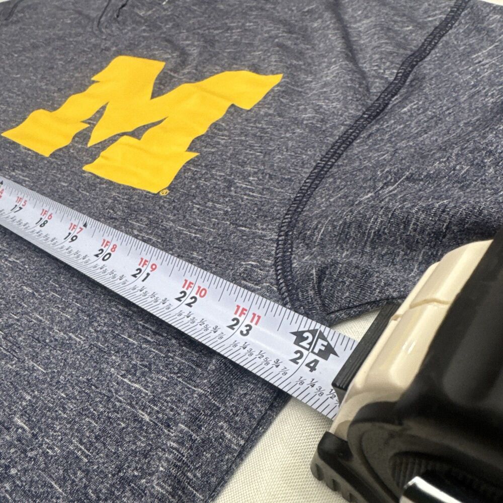 Michigan Wolverines Umich Knights Apparel Navy Dri-fit Athletic T-Shirt Men's XL - Picture 3 of 8
